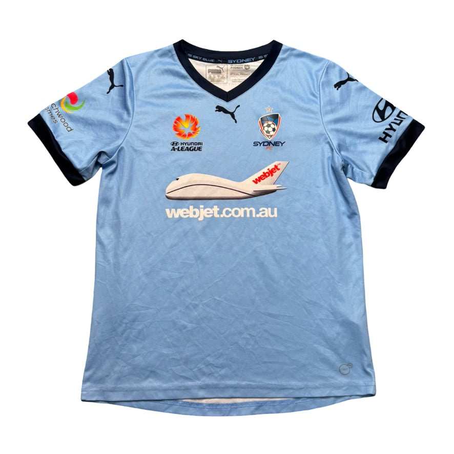 2016/17 Sydney FC Home Size Youth XL - front view