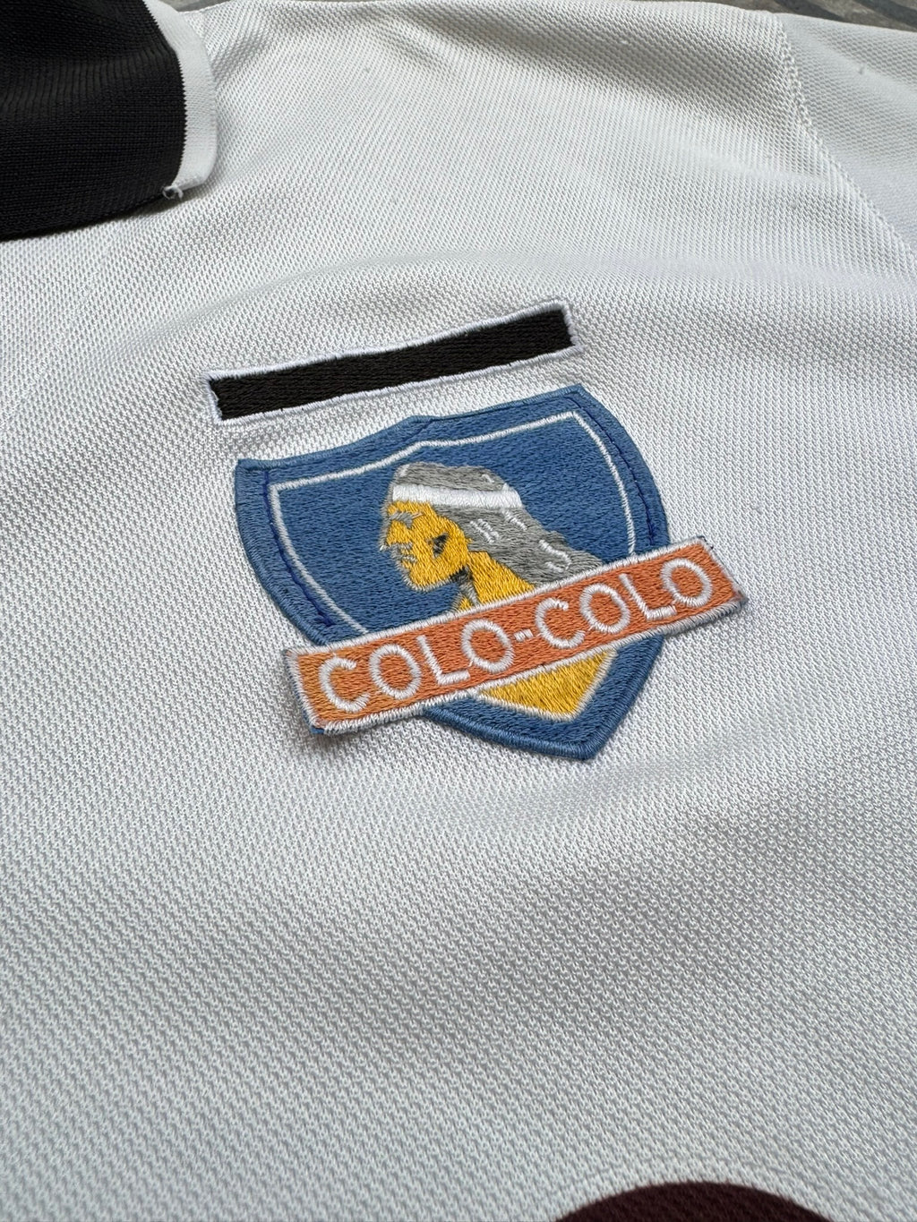 1998/99 Colo Colo Home Size S/M - label detail