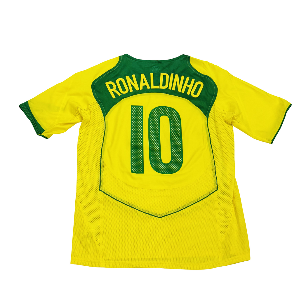 2004/05 Brazil Reissue Home Size L Ronaldinho