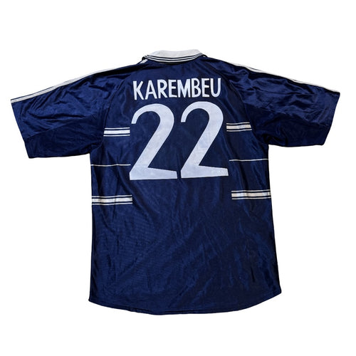 1998/99 Real Madrid Away Size L Karembeu - front view