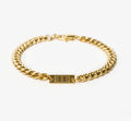 Footy Cuban Link Bracelet — Gold