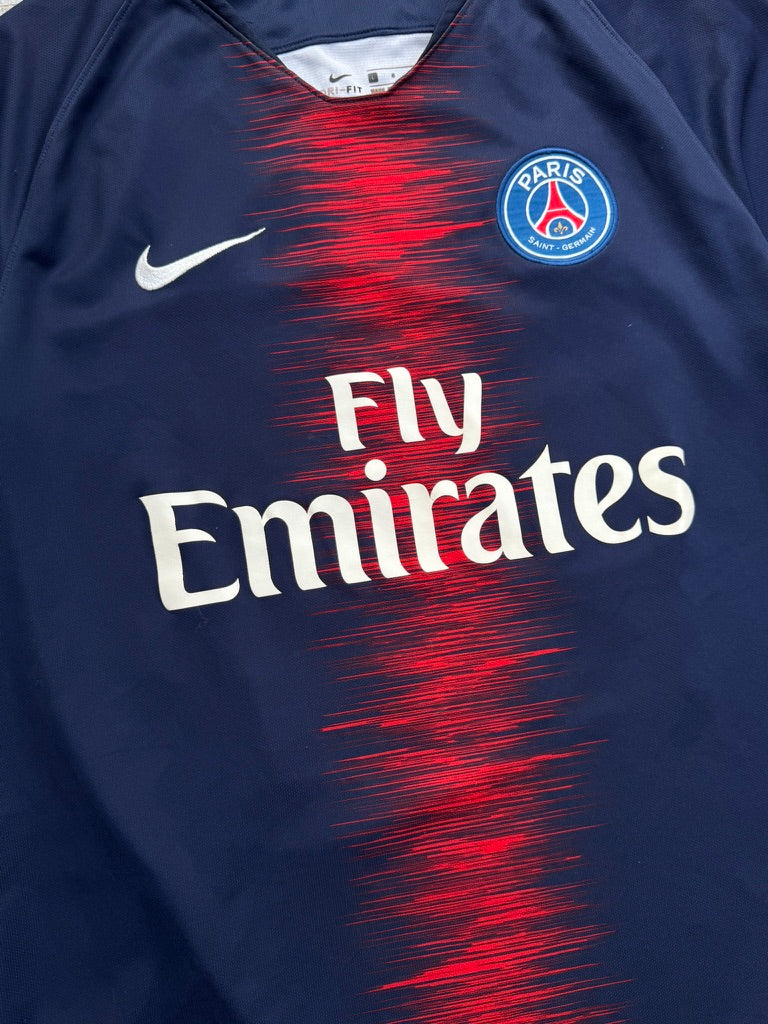 2018/19 PSG Home Size L Di Maria - close-up detail