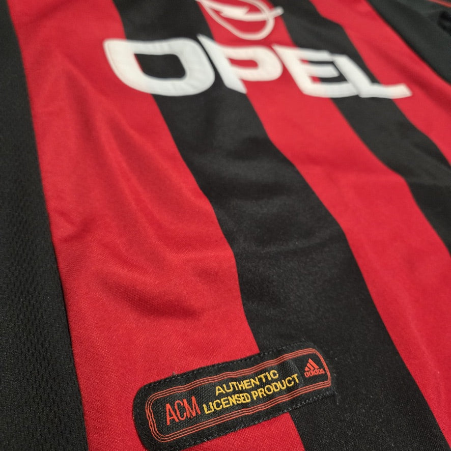 1998/99 AC Milan Home Size M - label detail