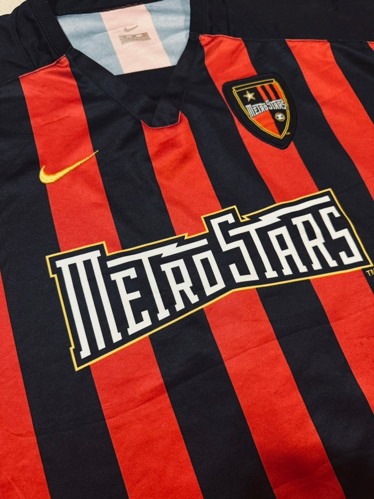 2003/04 NJ/NY Metrostars Home Size XL - close-up detail