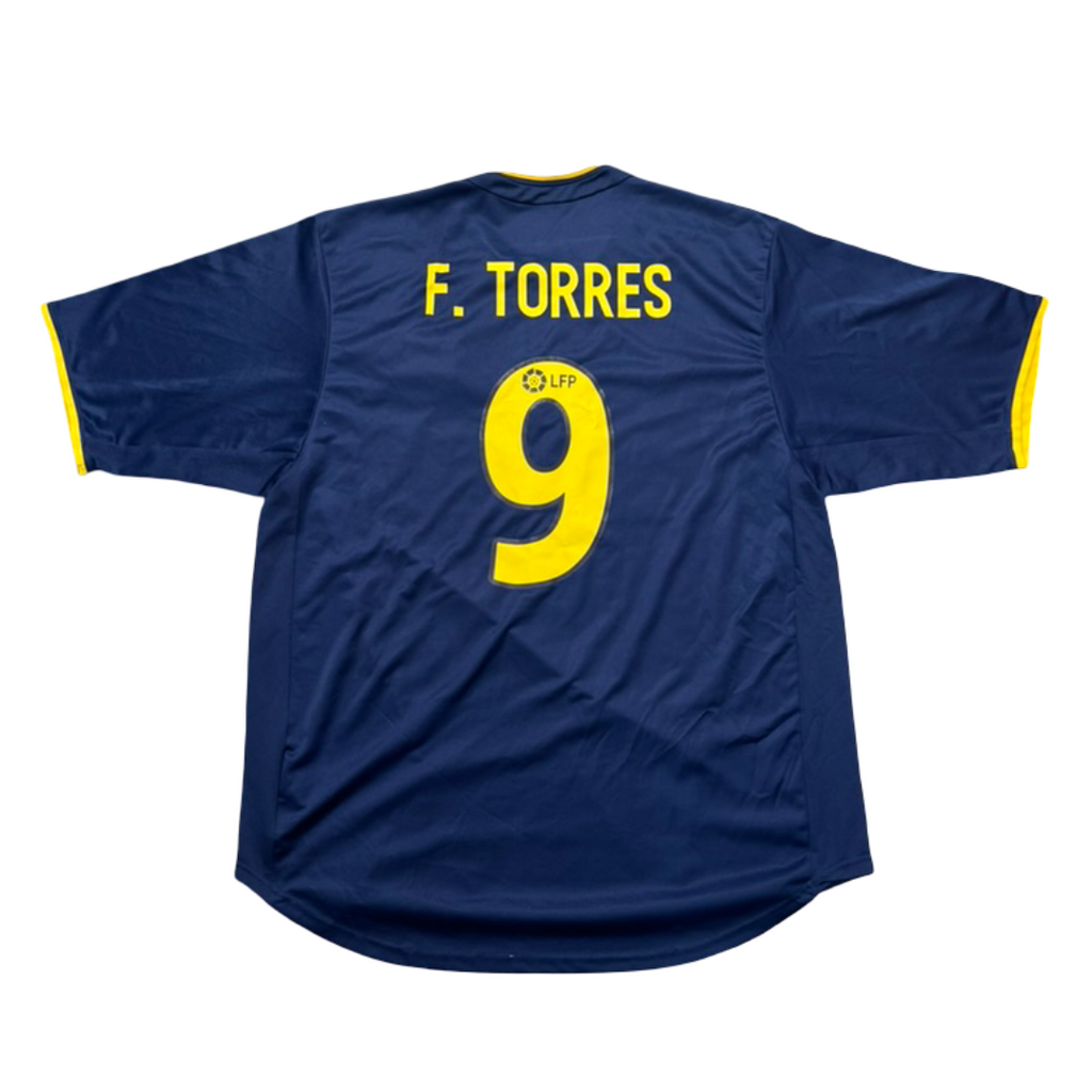 2002/03 Atletico Madrid Away Size L Torres - front view