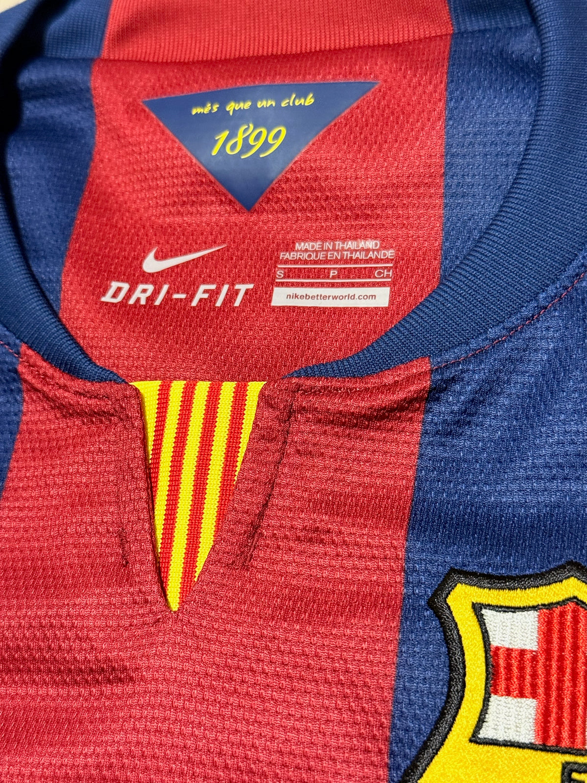 2014/15 FC Barcelona Home Size S Player Issue Messi