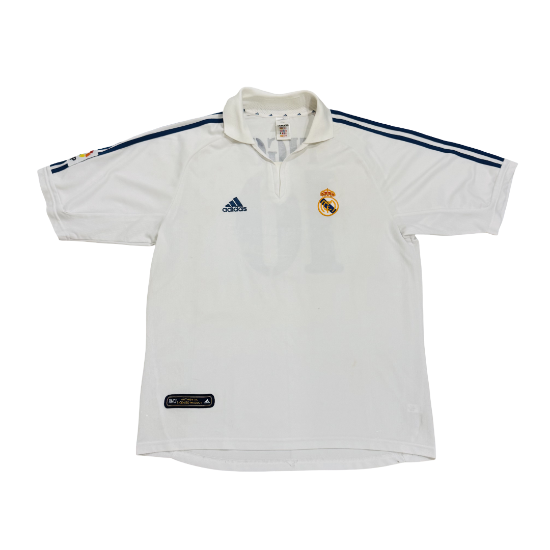 2001/02 Real Madrid Home Size L Figo - back view