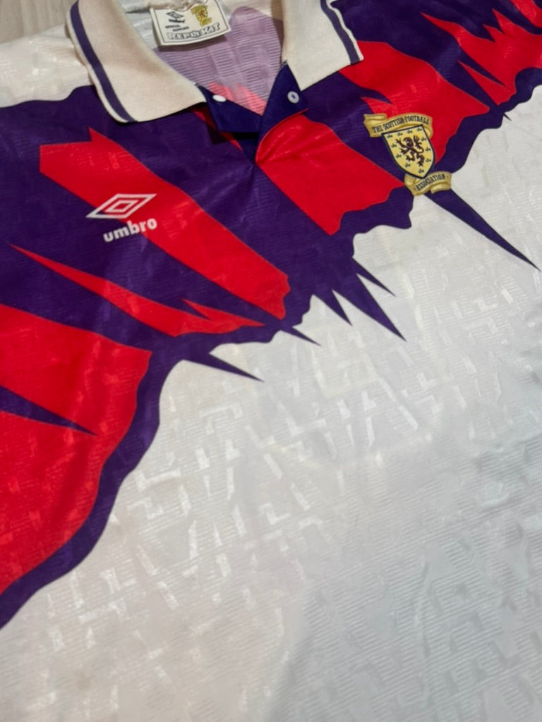 1991/93 Scotland Away Size L McClair
