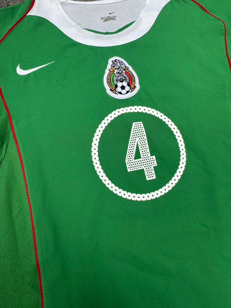 2004/05 Mexico Home Size L Marquez - close-up detail