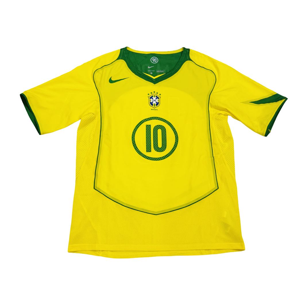 2004/05 Brazil Reissue Home Size L Ronaldinho