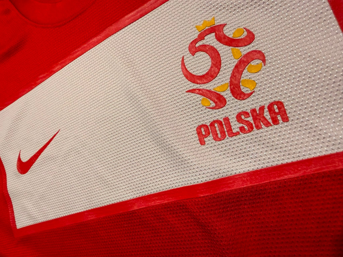 2012/13 Poland Away Size XL - close-up detail