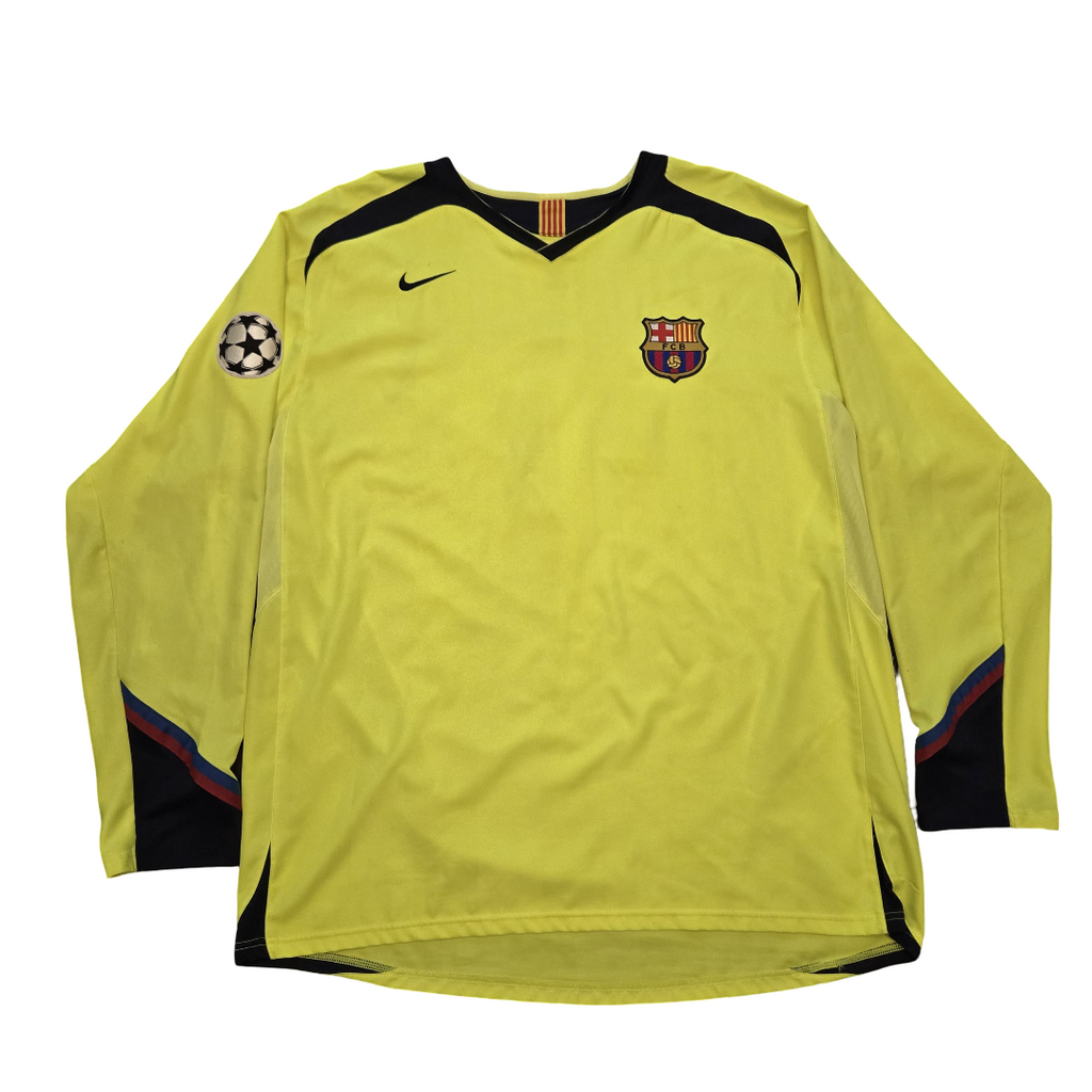 2005/06 FC Barcelona Away Size XXL Ronaldinho - back view