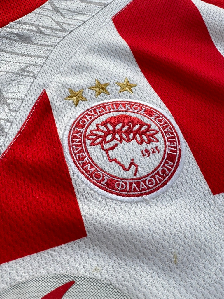 2007/08 Olympiacos Home Size XL - label detail
