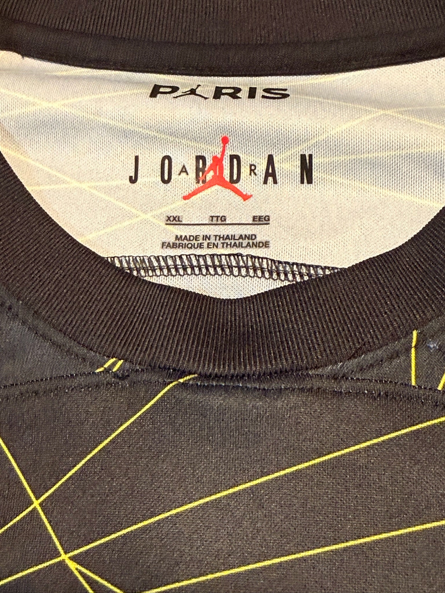 2023/23 PSG Fourth Size XXL - label detail