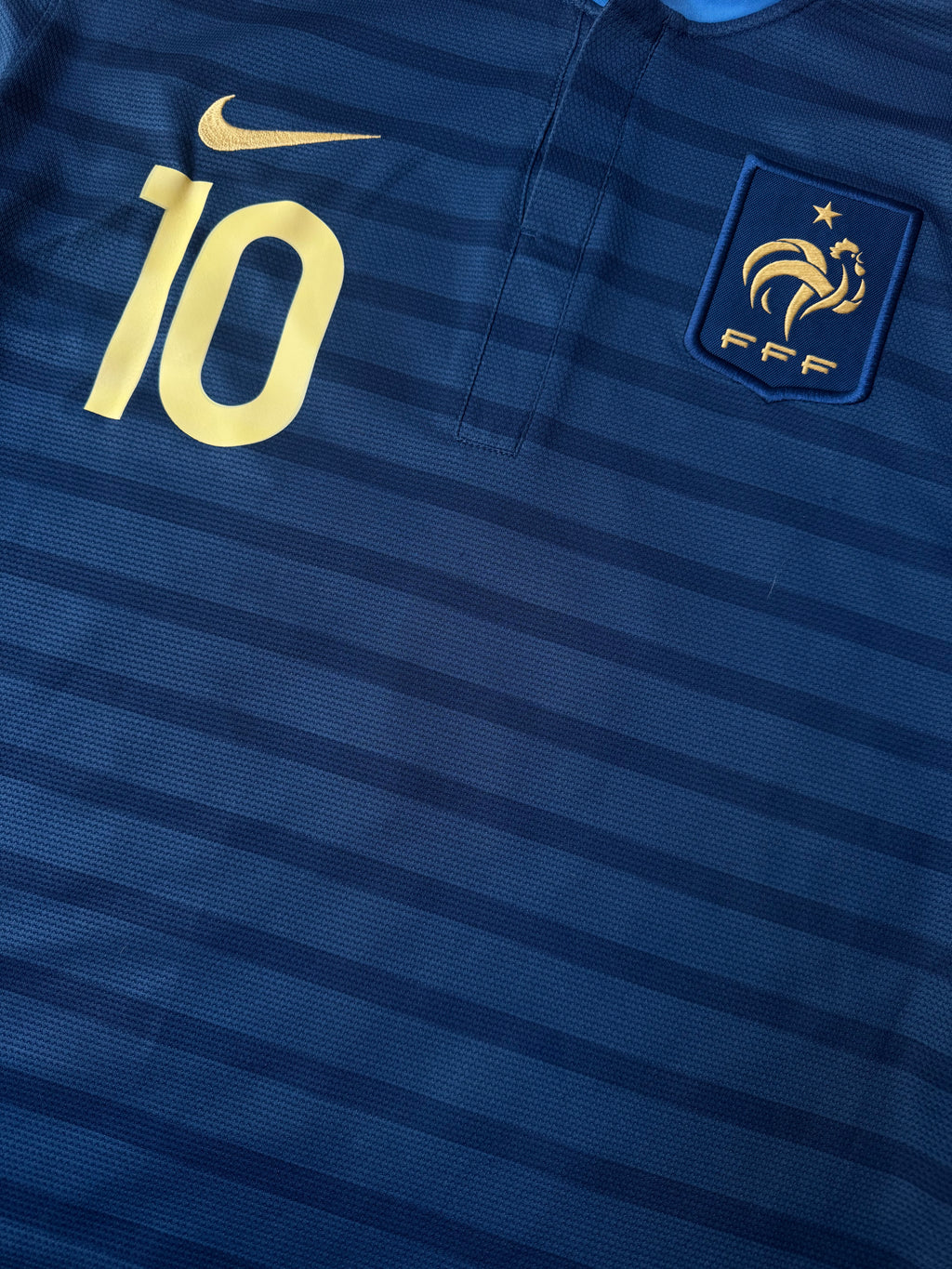 2012/13 France Home Size L Benzema - close-up detail