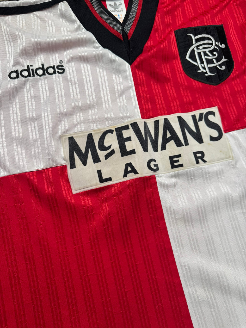 1995/96 Rangers FC Away Size M - close-up detail