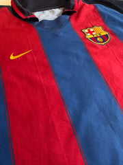 2003/04 FC Barcelona Home Size M Ronaldinho