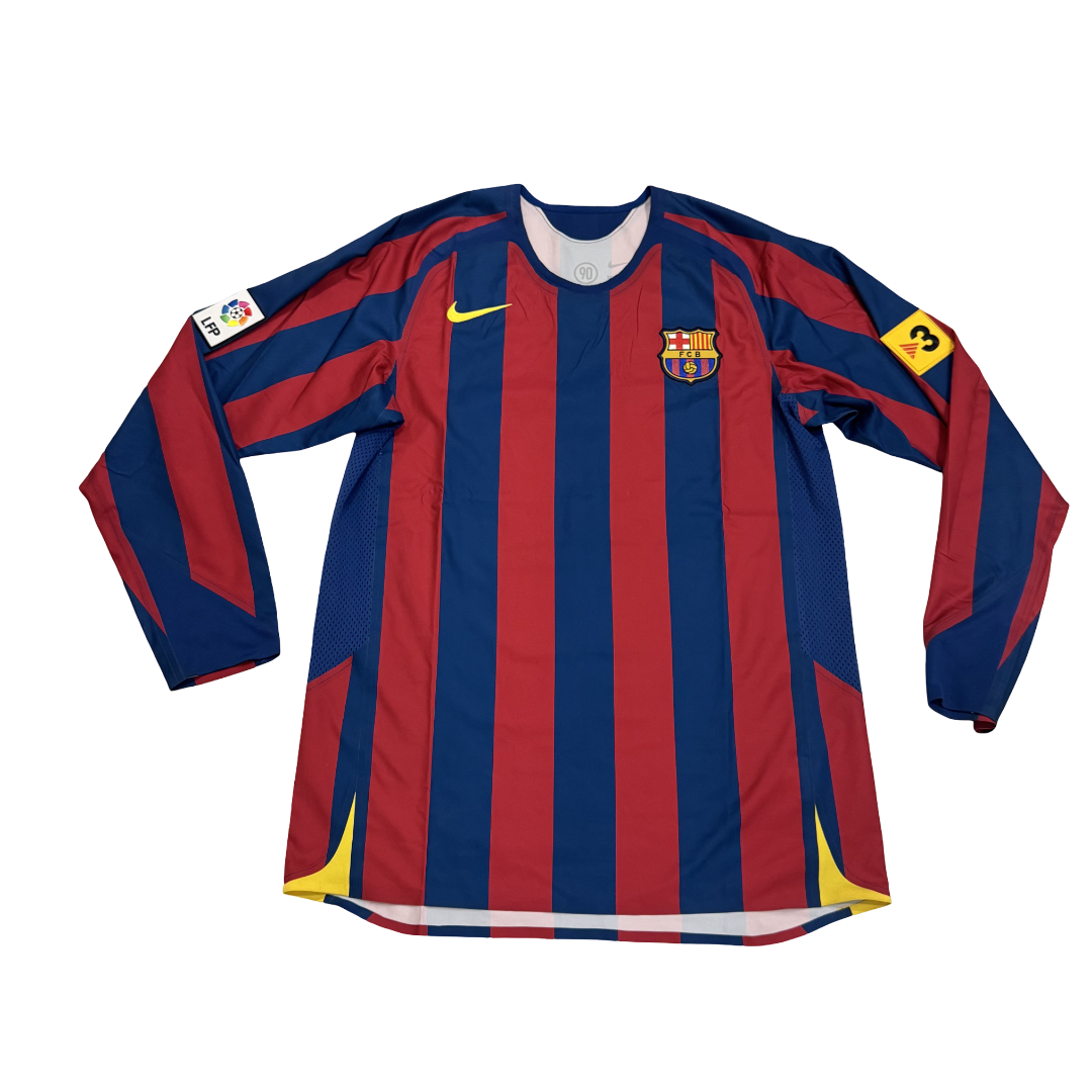 2005/06 FC Barcelona Reissue Home Size L Messi
