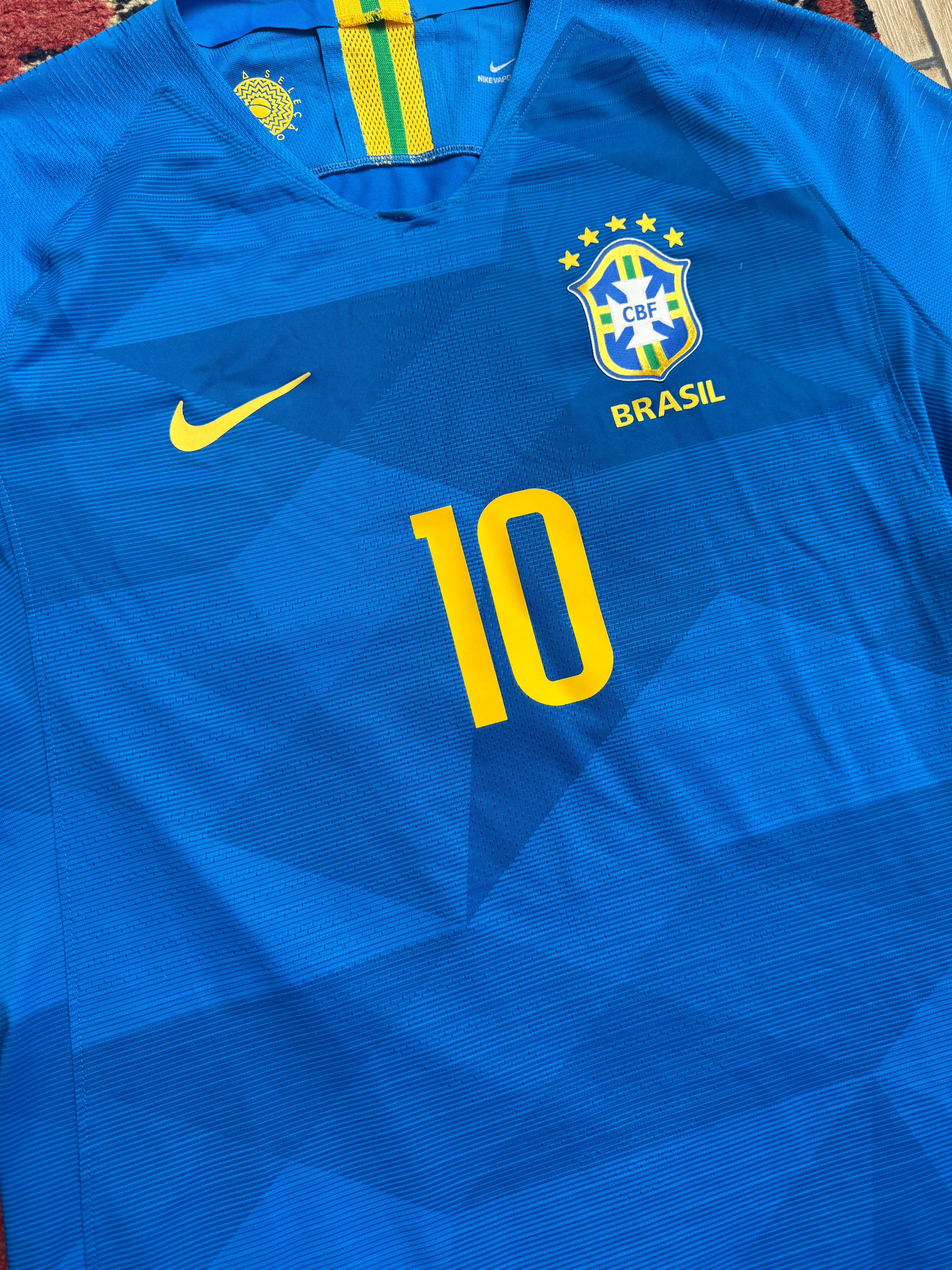 2018/19 Brazil Away Size L Neymar (Vaporknit -Player Issue)