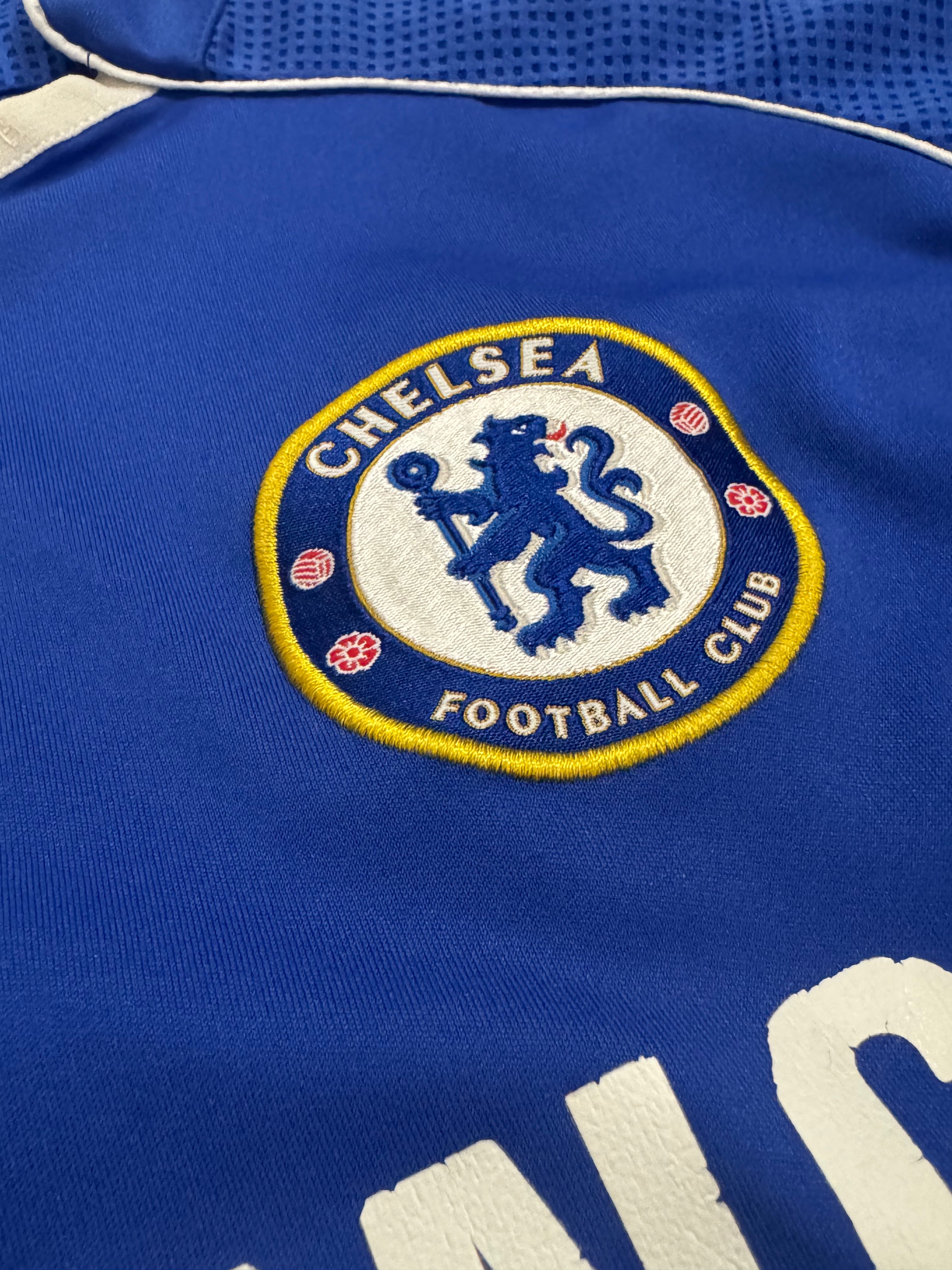 2006/08 Chelsea Home Size Youth M - label detail