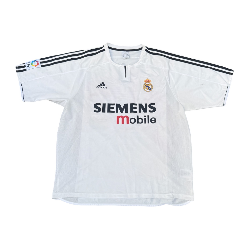 2003/04 Real Madrid Home Size XL Zidane - back view