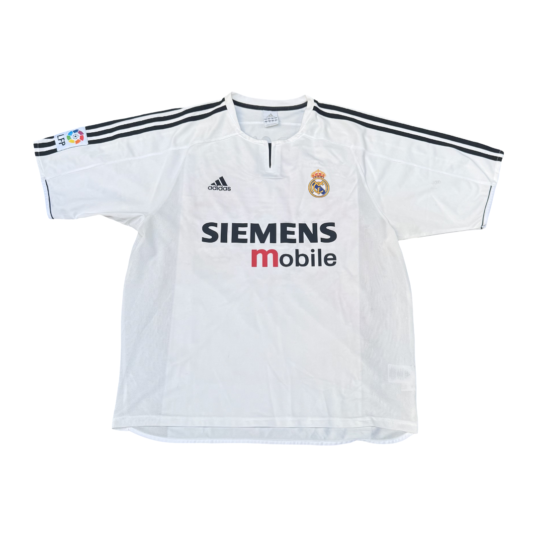 2003/04 Real Madrid Home Size XL Zidane - back view