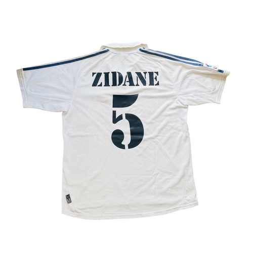 2001/02 Real Madrid Home Size L Zidane - front view