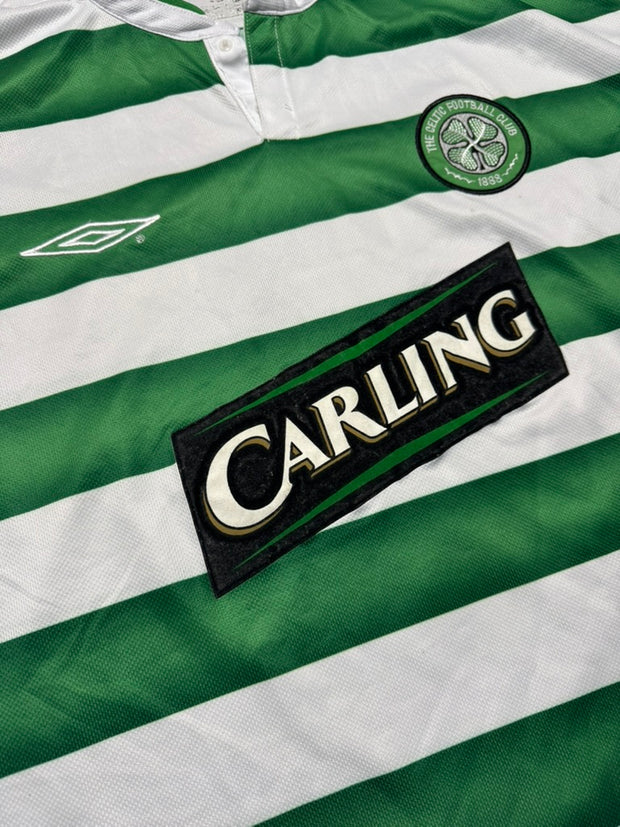 2003/04 Celtic FC Home Size XL Larsson