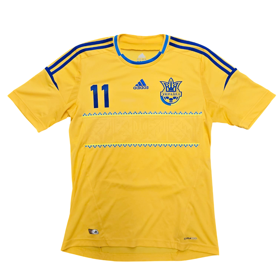 2012/14 Ukraine Home Size M Yarmolenko - back view