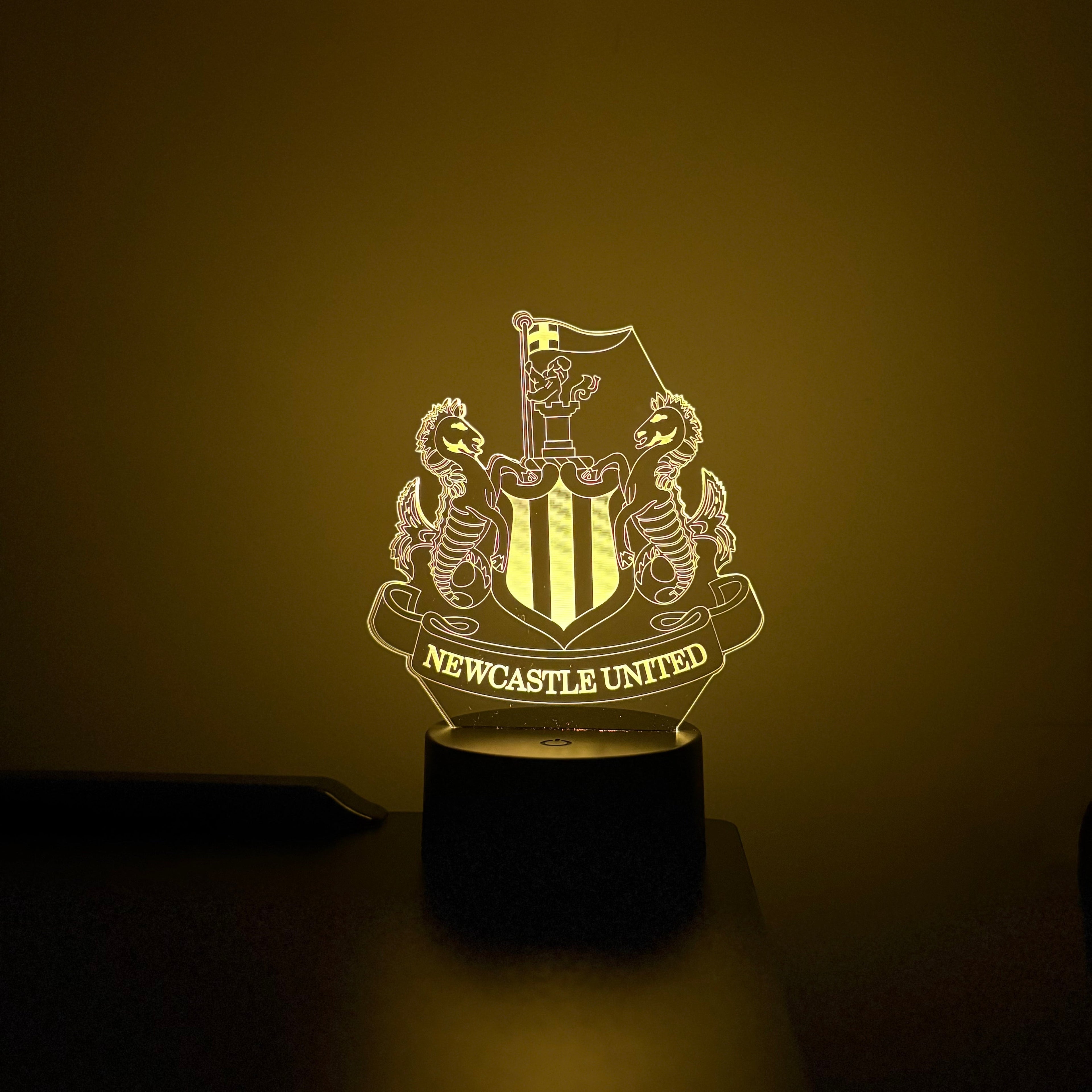 Newcastle United FC LED Lamp