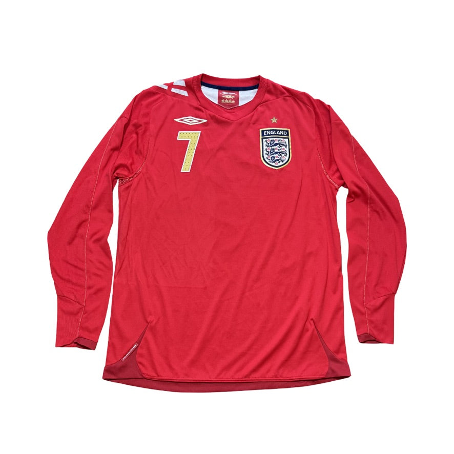 2006/07 England Away Size M Beckham