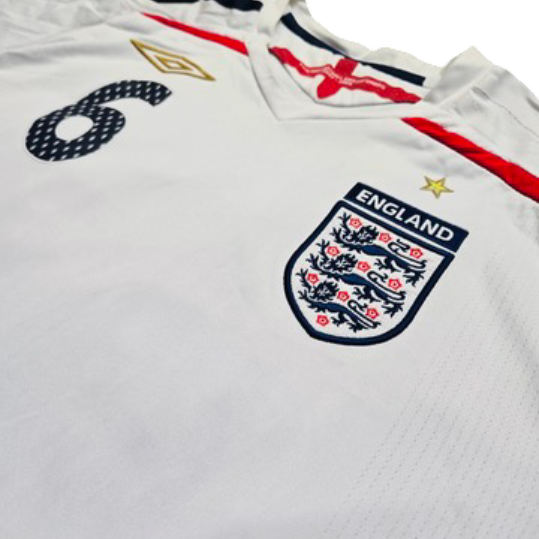 2008/10 England Home Size L Terry - close-up detail