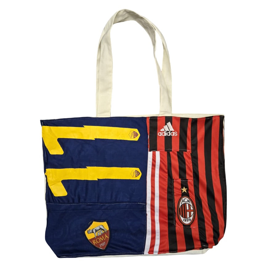 Upcycled Tote: Calcio