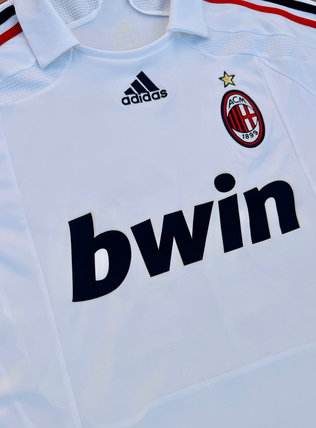 2007/08 AC Milan Away Size L Kaka - close-up detail