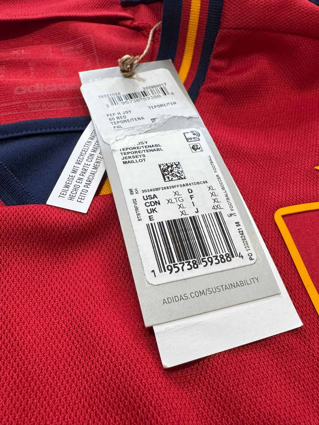 2022/23 Spain Home Size XL Yamal BNWT