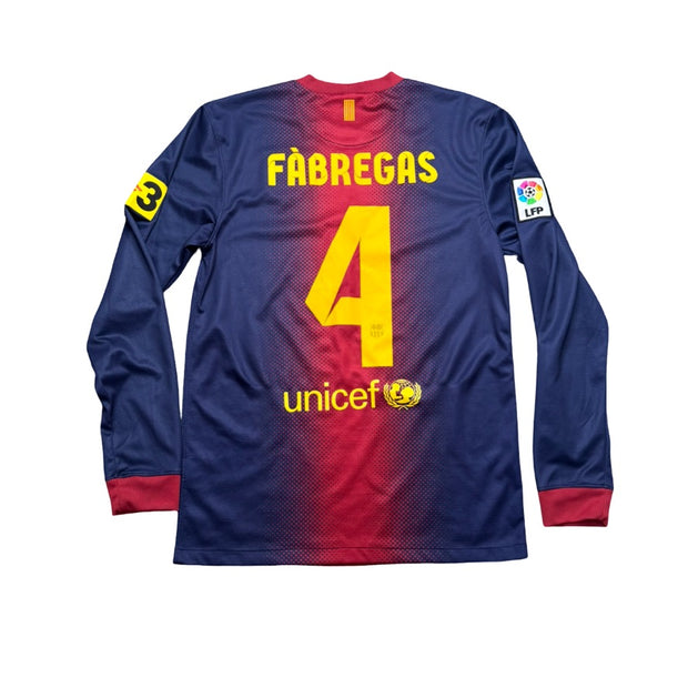 2012/13 FC Barcelona Home Size S Fabregas
