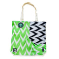 Upcycled Tote: Nigeria - front view
