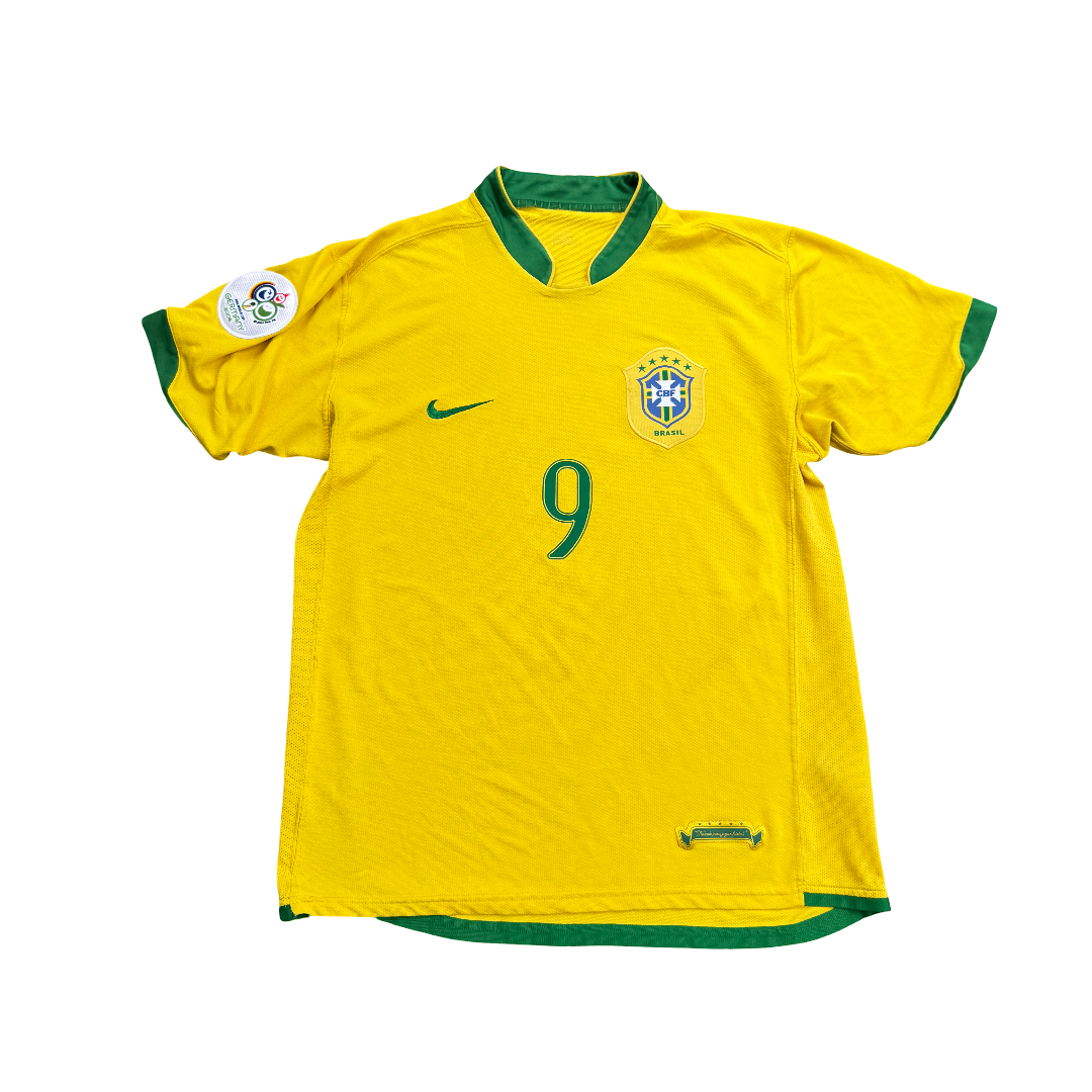 2006/07 Brazil Home Size L Ronaldo - back view