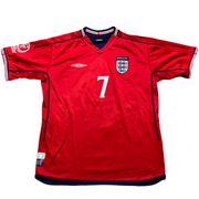 2002/04 England Away Size M Beckham