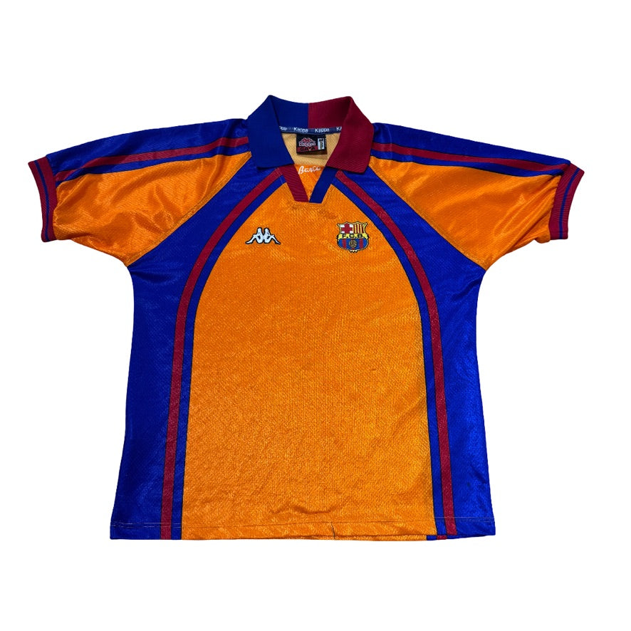 1997/98 FC Barcelona UCL Away Jersey Size M - front view