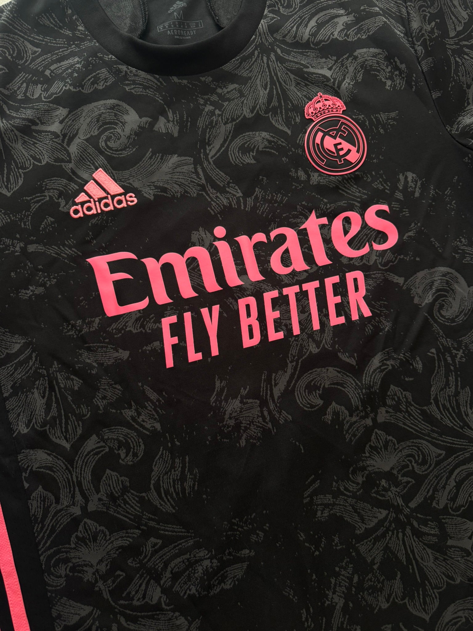 2020/21 Real Madrid Third Size M Ramos - close-up detail