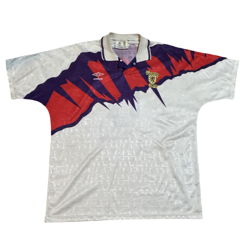 1991/93 Scotland Away Size L McClair - front view