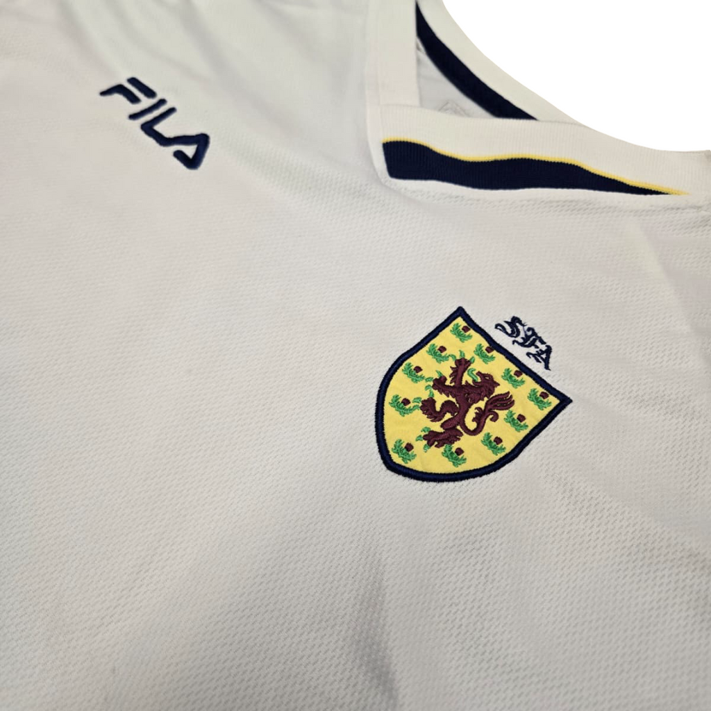 2000/02 Scotland Away Size XL - label detail