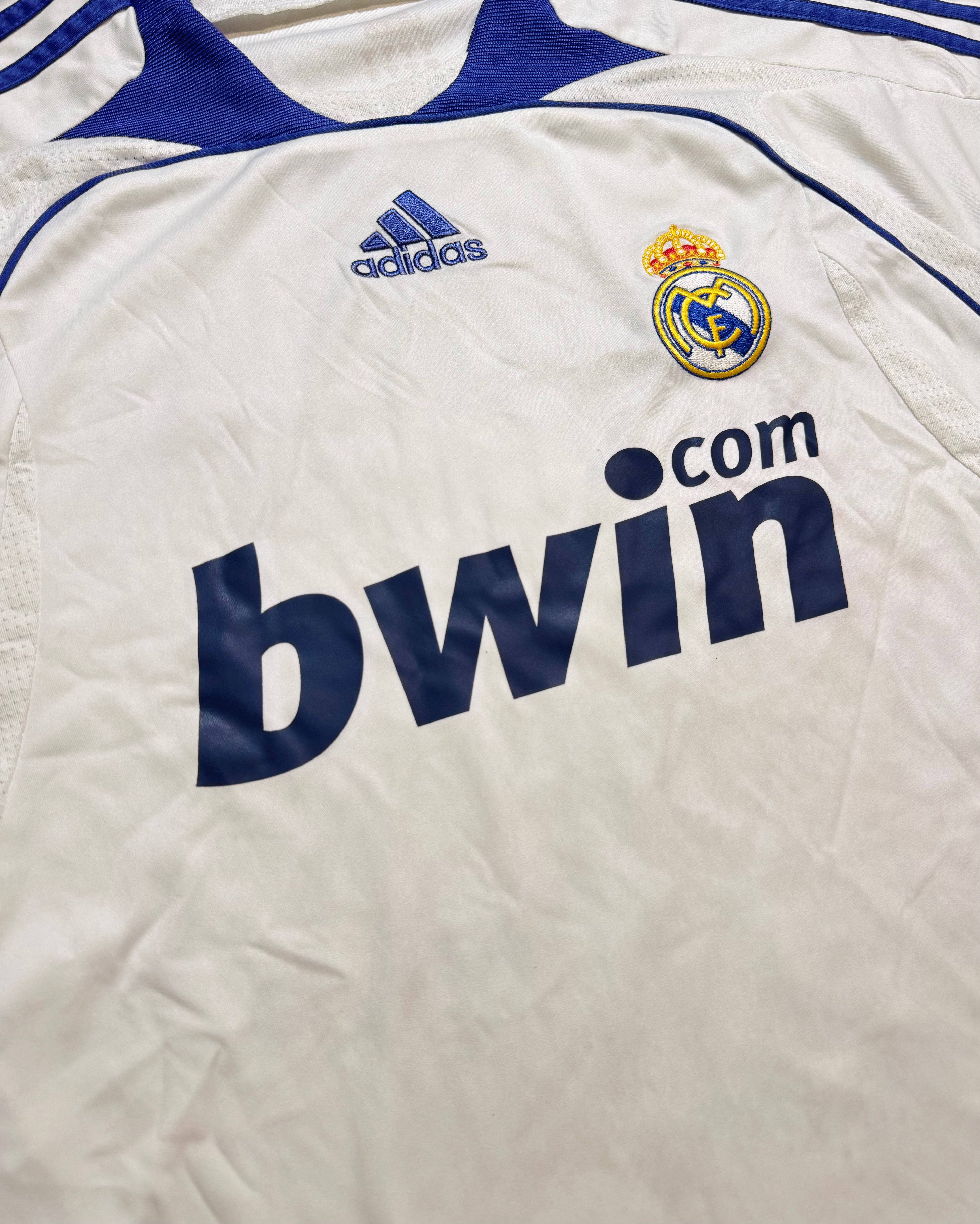 2007/08 Real Madrid Home Size M Cannavaro - close-up detail