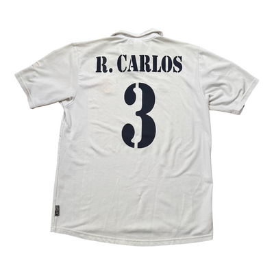 2002/03 Real Madrid Home Size M Roberto Carlos