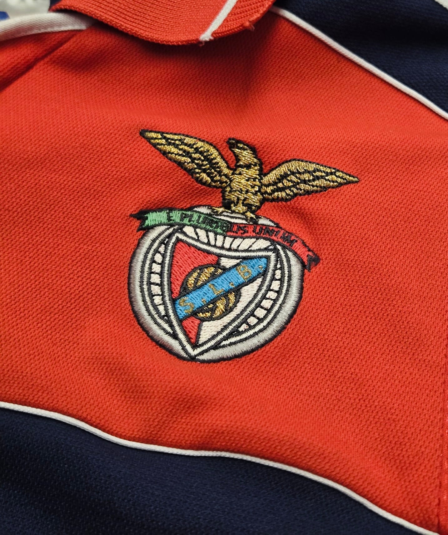 2000/01 SL Benfica Third Size M - label detail