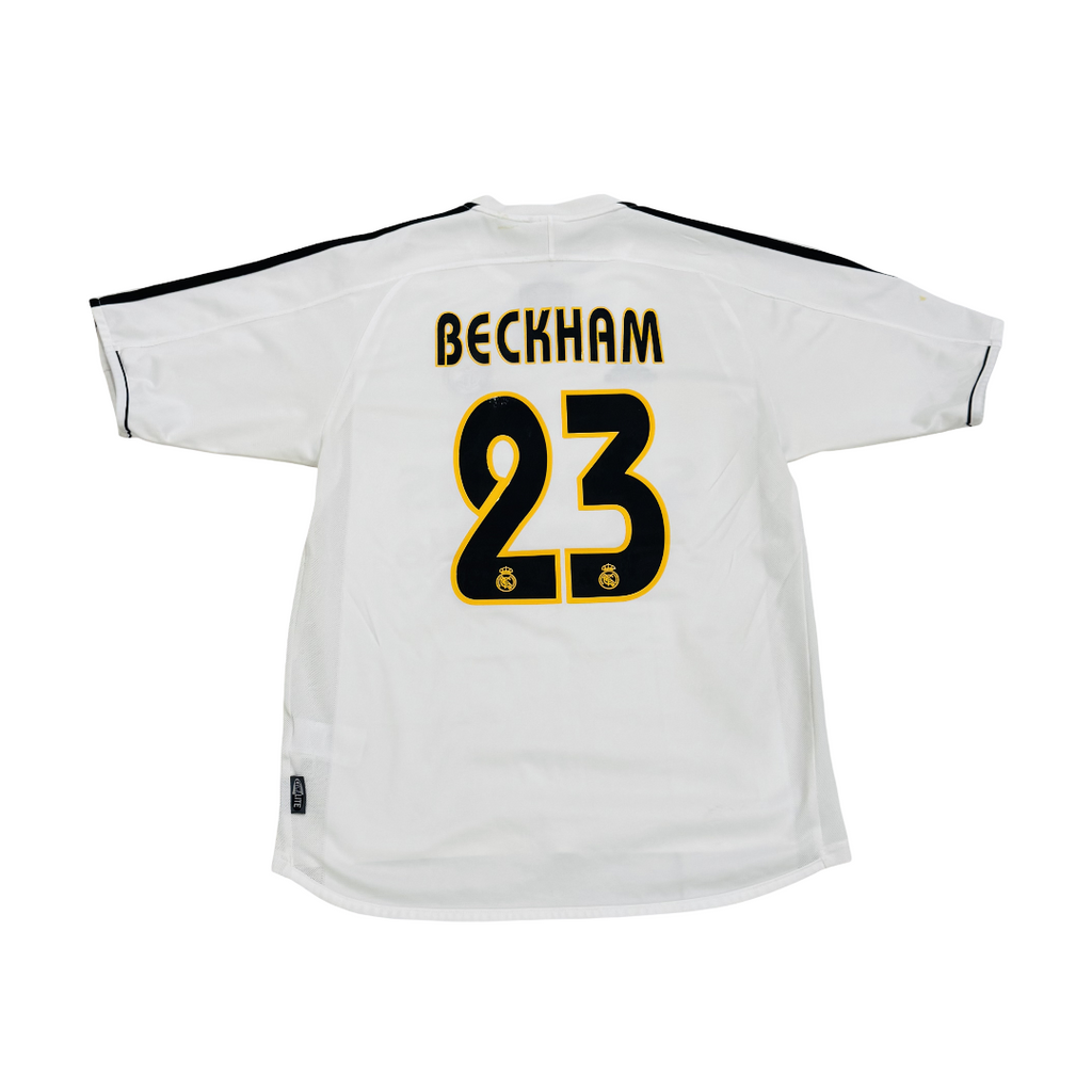 2003/04 Real Madrid Home Size S Beckham - front view