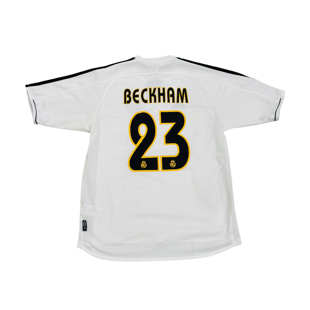 2003/04 Real Madrid Home Size S Beckham - front view