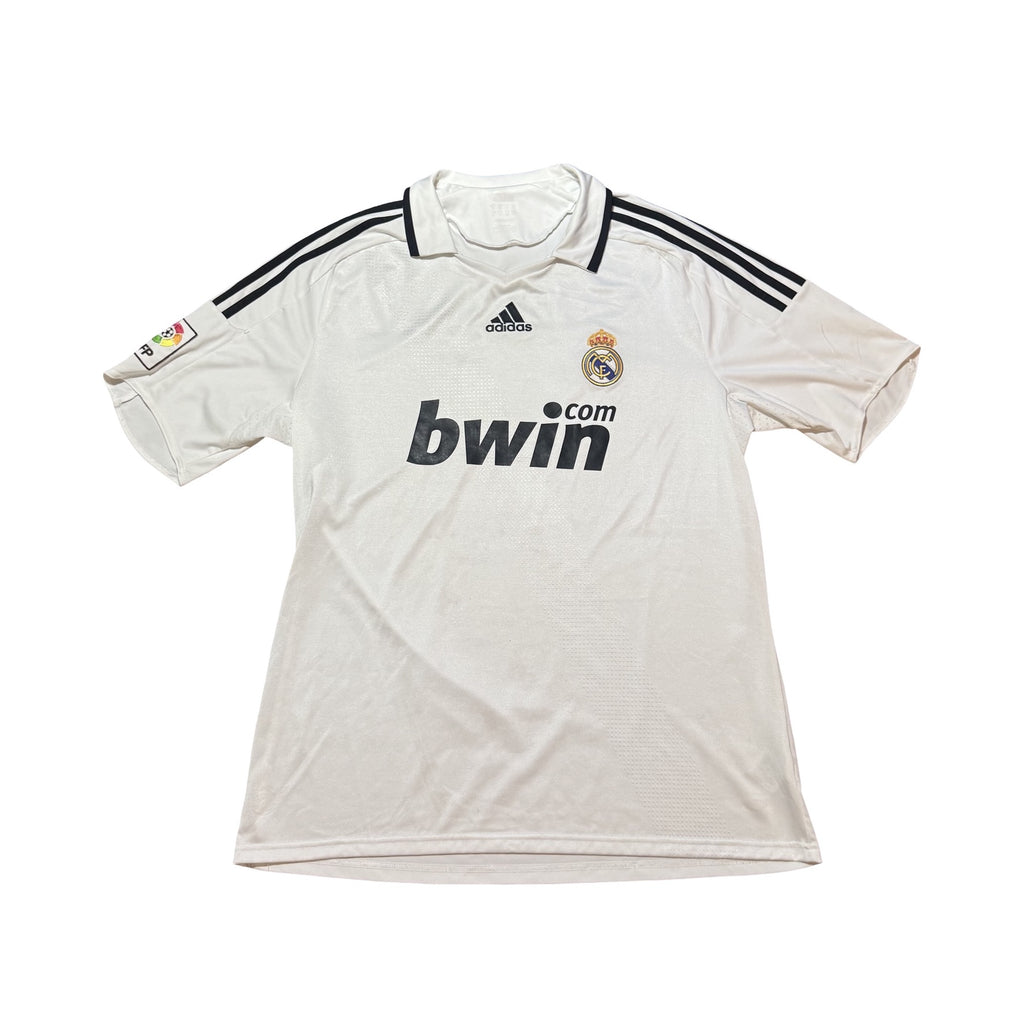 2008/09 Real Madrid Home Size XL Raul - back view