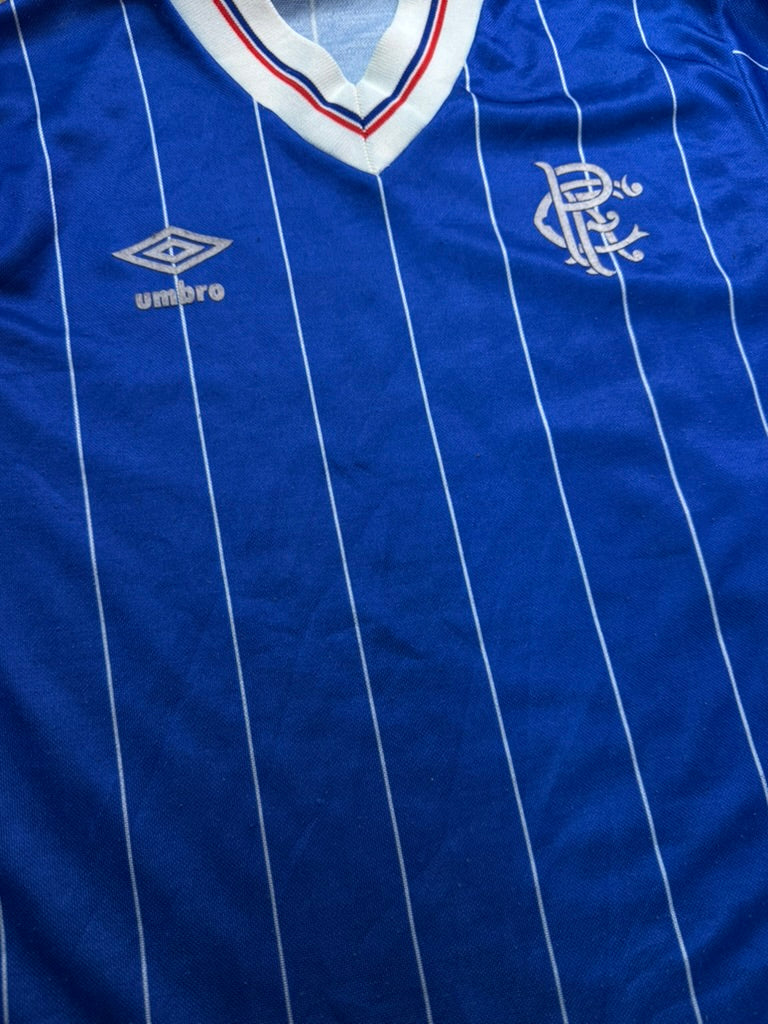 1982/84 Rangers FC Home Size M - close-up detail